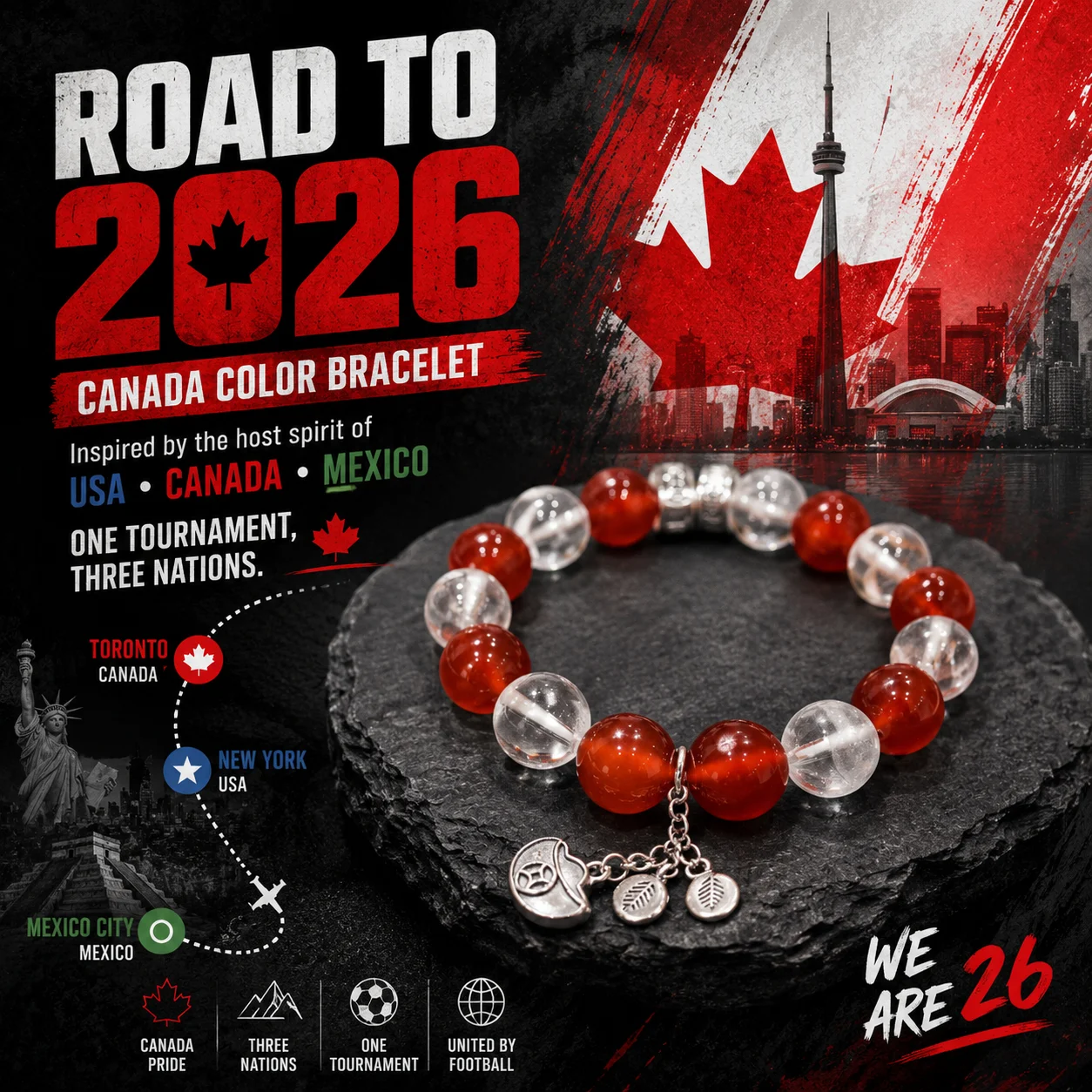 World-Cup-Crystal-Bracelet-Canada - Image 3