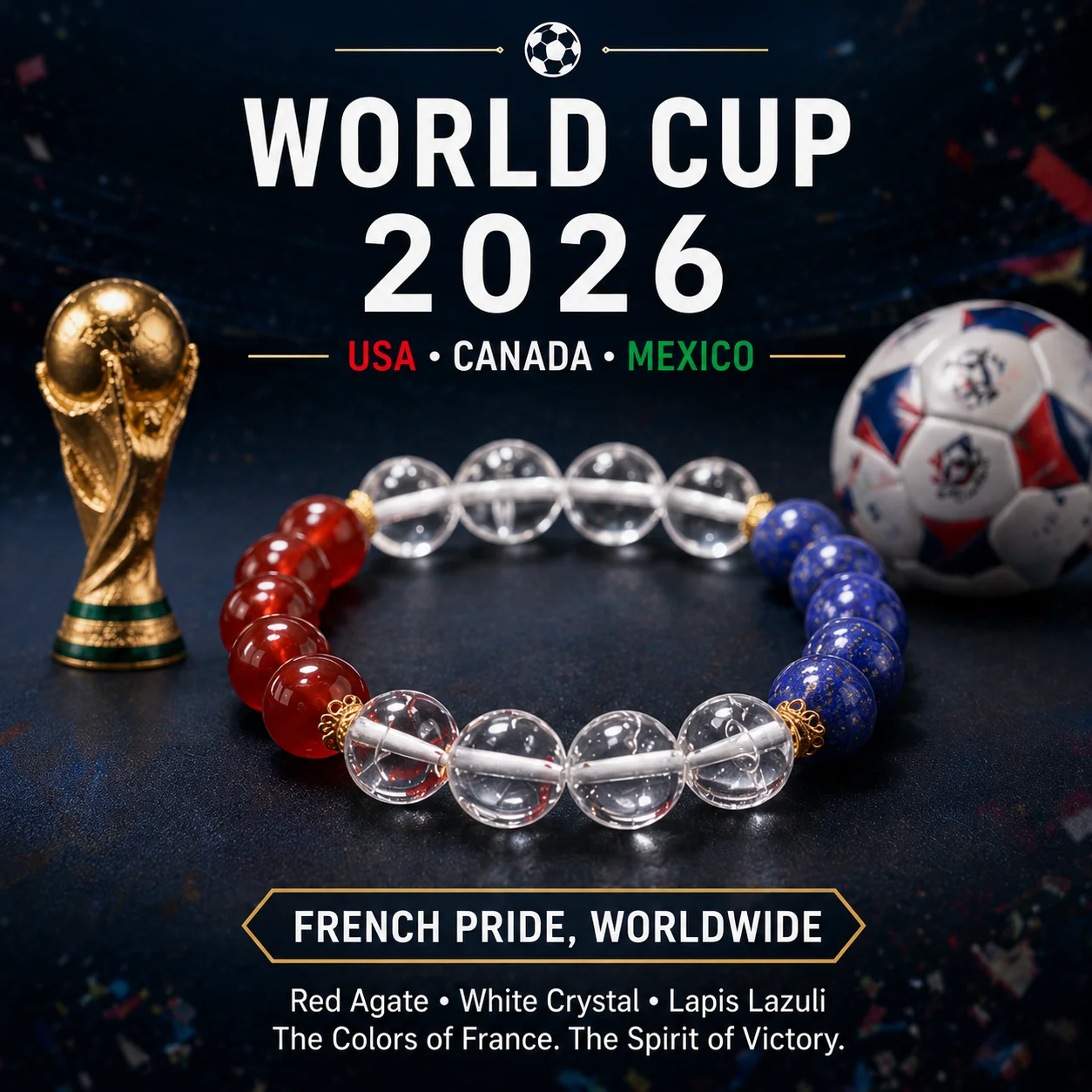 World-Cup-Crystal-Bracelet-France - Image 3